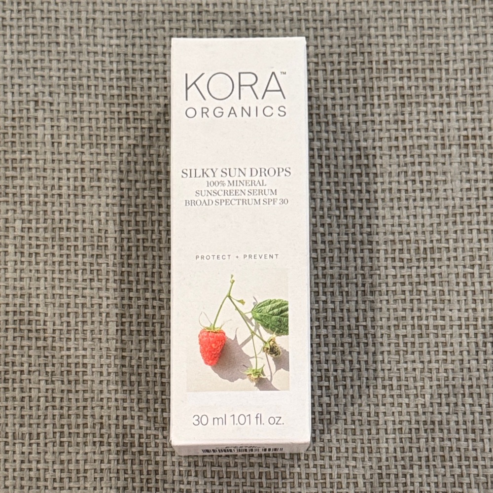 KORA Organics Mineral Sunscreen Serum SPF 30 serum 30ml protect prevent aging